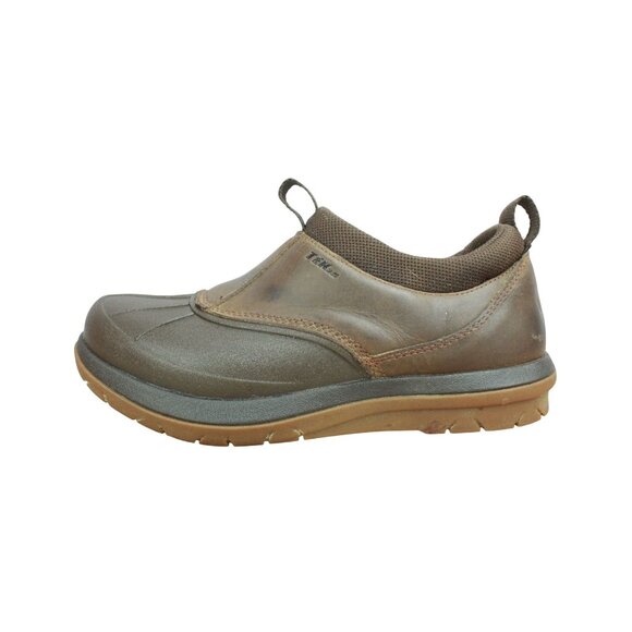 LL Bean Storm Chaser 5 Slip Ons Leather Brown Size 6.5 M - Picture 1 of 9